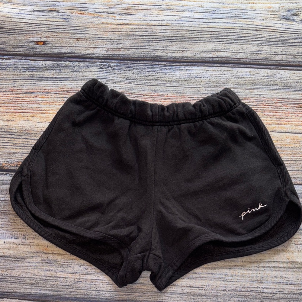 PINK Victoria's Secret Black Athletic Shorts